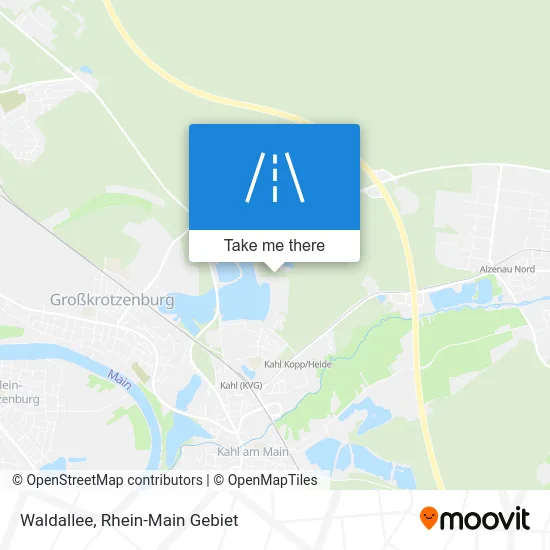 Карта Waldallee