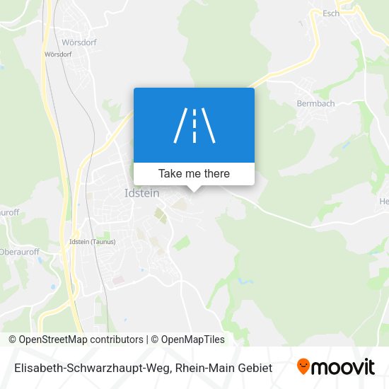 Elisabeth-Schwarzhaupt-Weg map