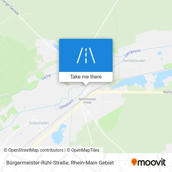 Карта Bürgermeister-Rühl-Straße