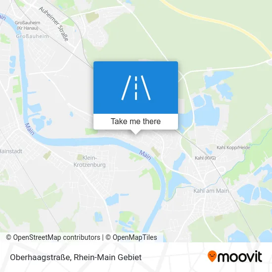 Карта Oberhaagstraße