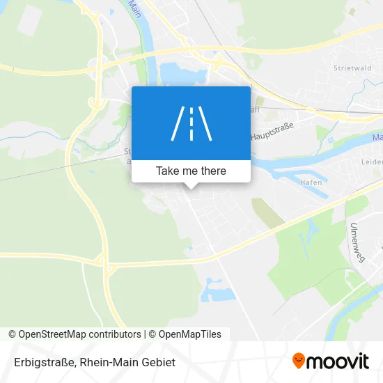 Карта Erbigstraße