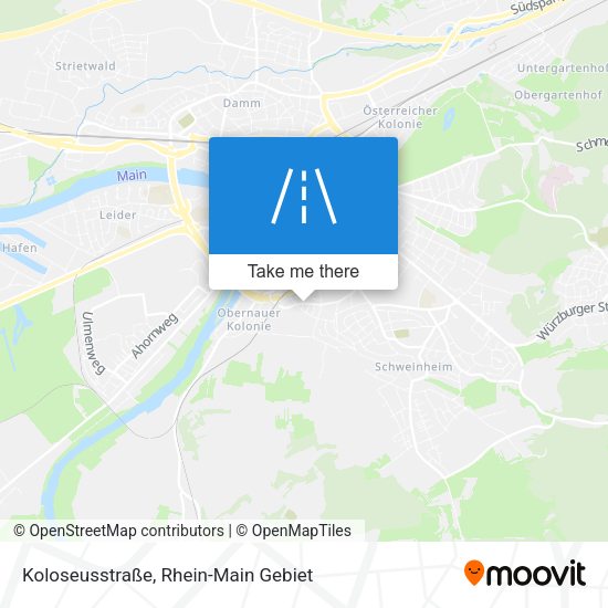 Карта Koloseusstraße