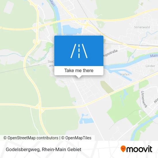 Карта Godelsbergweg