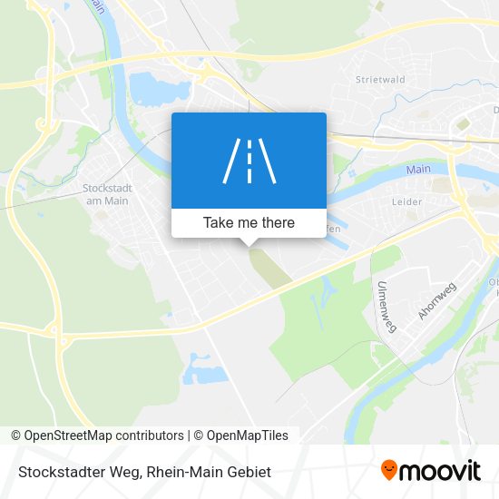 Карта Stockstadter Weg