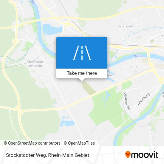 Карта Stockstadter Weg