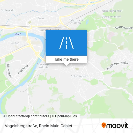 Карта Vogelsbergstraße