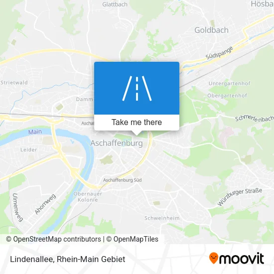 Карта Lindenallee