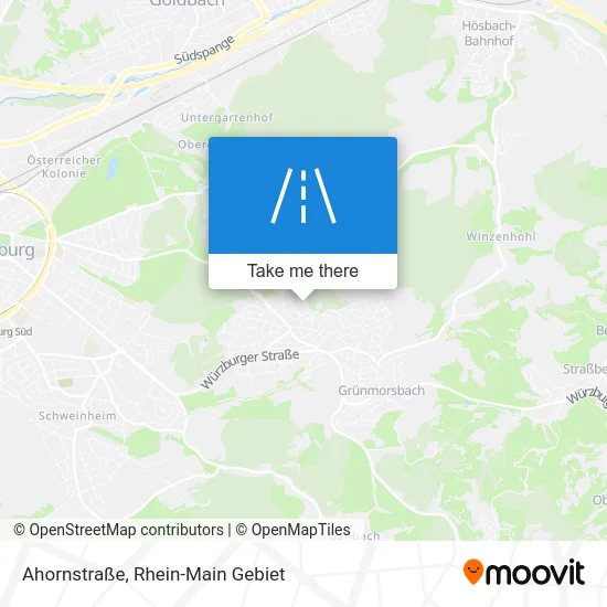 Карта Ahornstraße