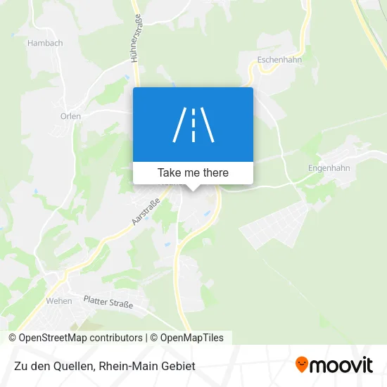 Карта Zu den Quellen