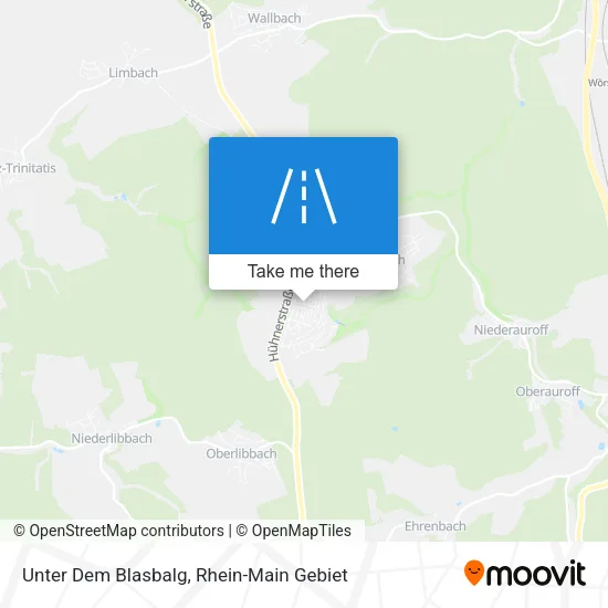 Карта Unter Dem Blasbalg