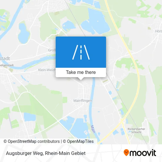 Карта Augsburger Weg