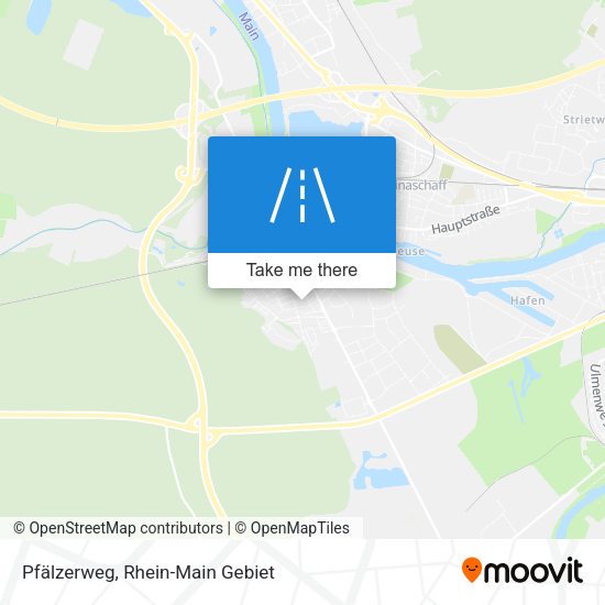 Карта Pfälzerweg