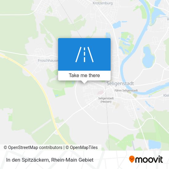 Карта In den Spitzäckern