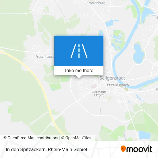 Карта In den Spitzäckern