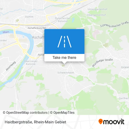 Карта Haidbergstraße