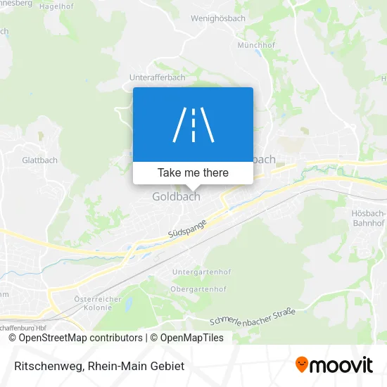 Карта Ritschenweg