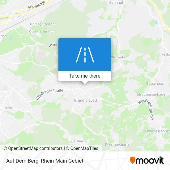 Карта Auf Dem Berg