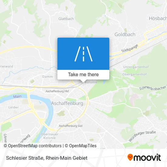 Карта Schlesier Straße