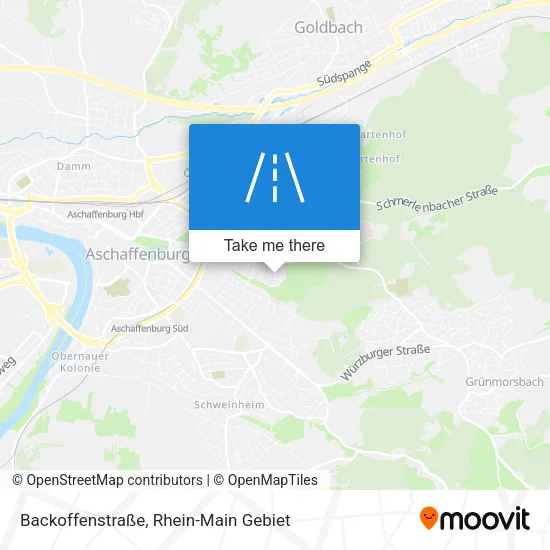 Карта Backoffenstraße