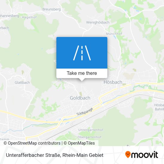 Unterafferbacher Straße map