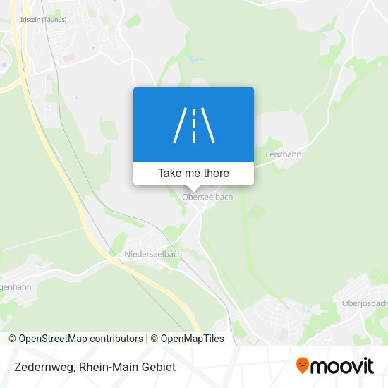 Карта Zedernweg