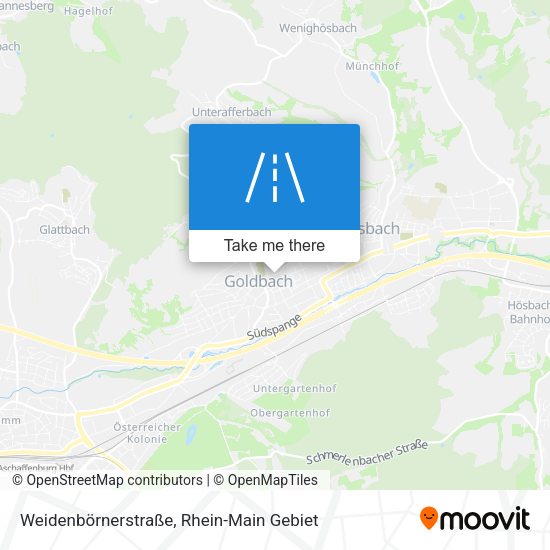 Weidenbörnerstraße map