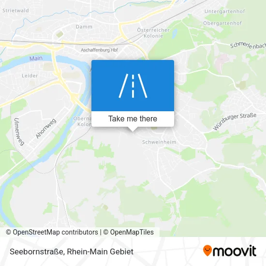 Карта Seebornstraße