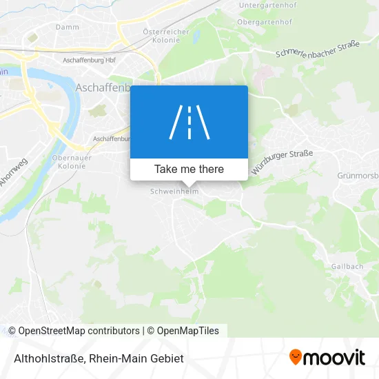 Карта Althohlstraße
