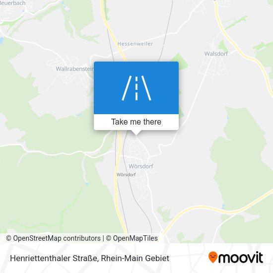 Henriettenthaler Straße map