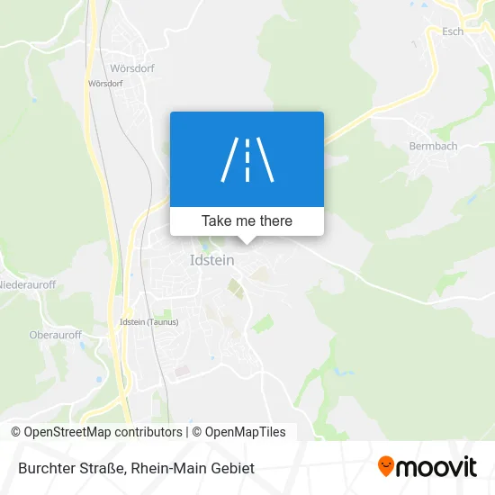 Карта Burchter Straße