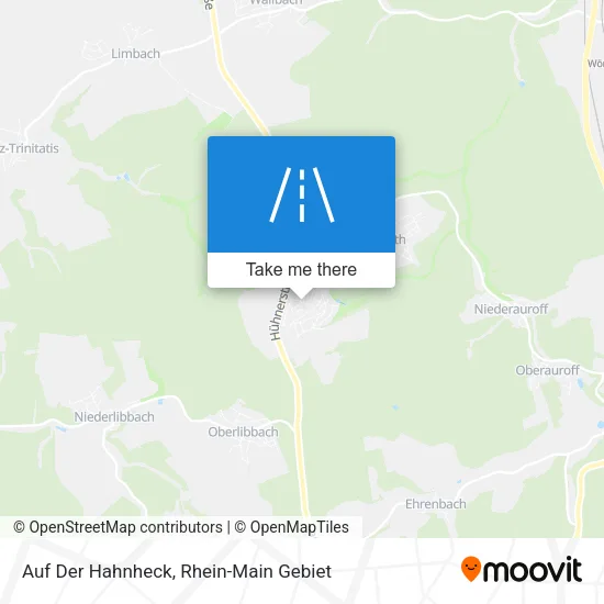 Карта Auf Der Hahnheck