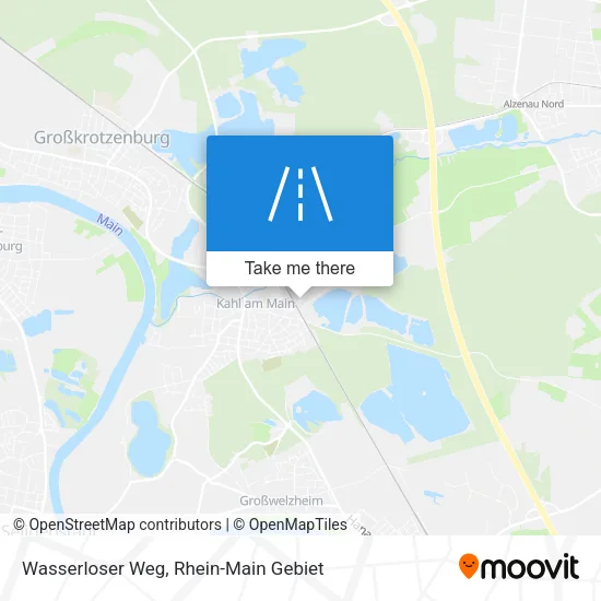 Карта Wasserloser Weg