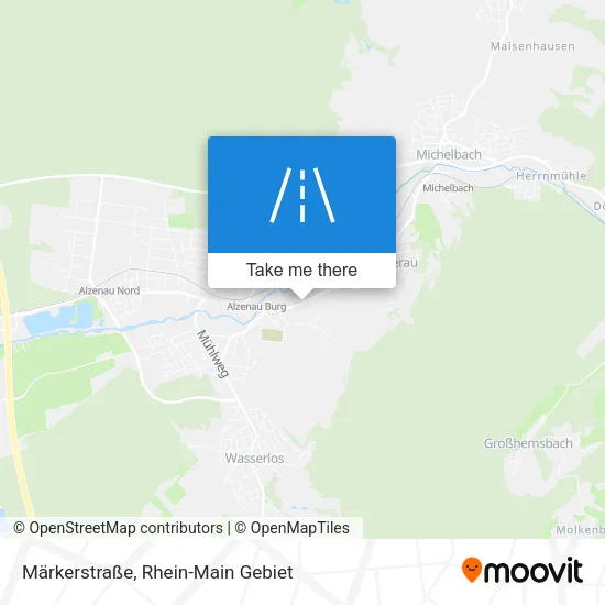 Карта Märkerstraße