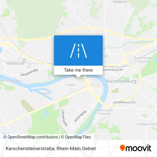 Карта Kerschensteinerstraße