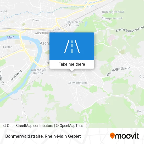 Карта Böhmerwaldstraße