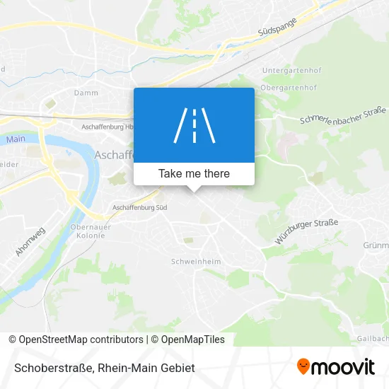 Карта Schoberstraße