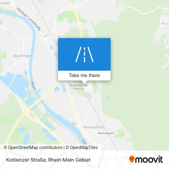 Карта Koblenzer Straße