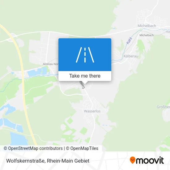 Карта Wolfskernstraße
