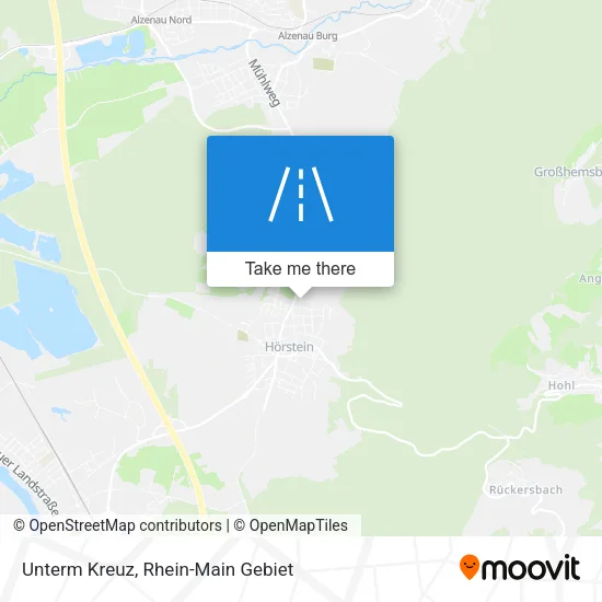 Карта Unterm Kreuz