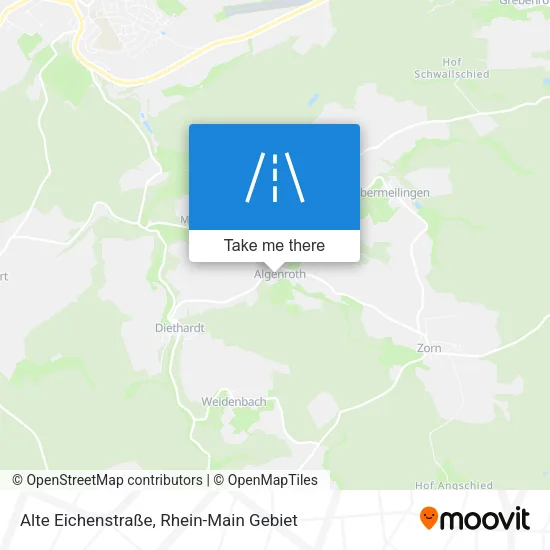 Карта Alte Eichenstraße