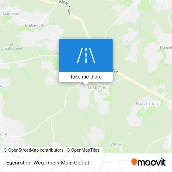 Карта Egenrother Weg