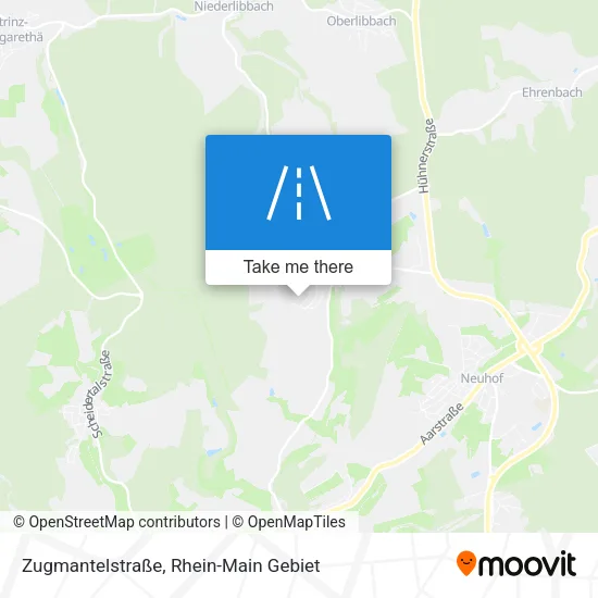 Карта Zugmantelstraße