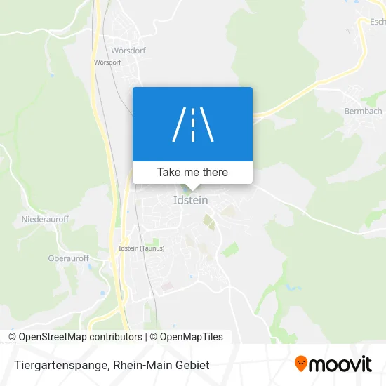 Карта Tiergartenspange