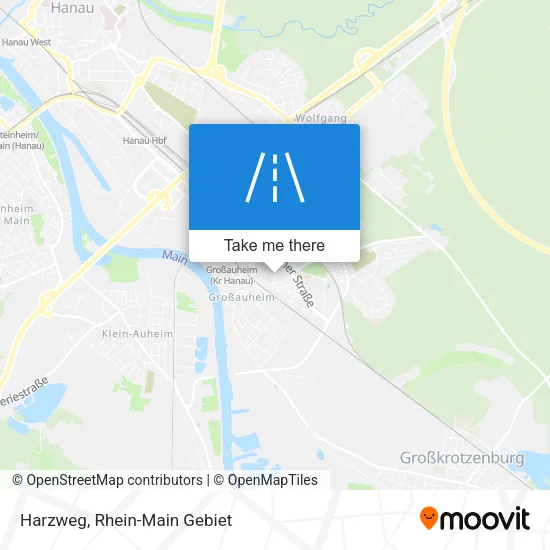 Карта Harzweg