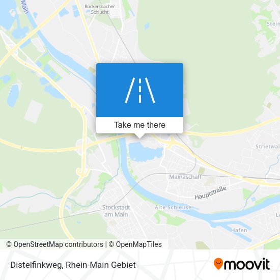 Карта Distelfinkweg