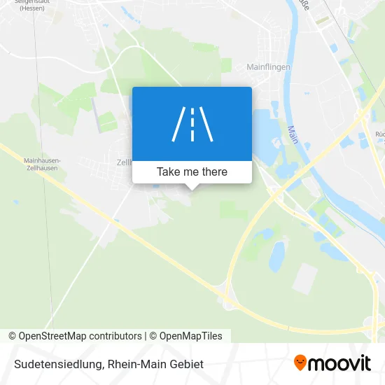 Карта Sudetensiedlung