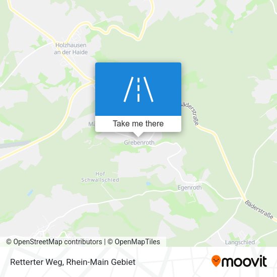 Карта Retterter Weg