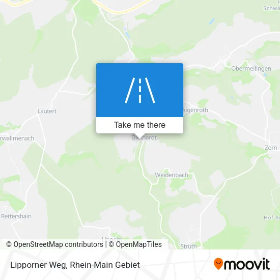 Карта Lipporner Weg