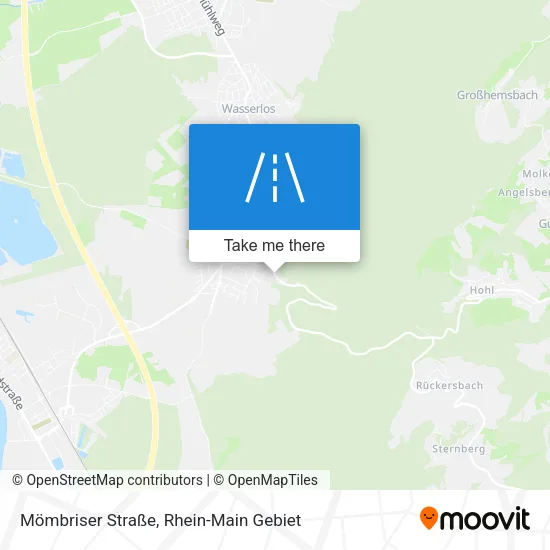 Карта Mömbriser Straße