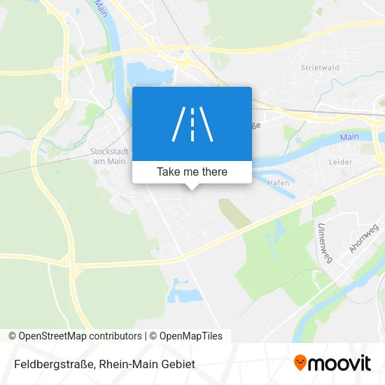 Карта Feldbergstraße